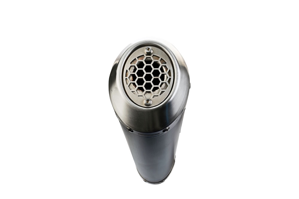 Pot echappement compatible avec Yamaha X-Max 125 2006-2016, Evo4 Road, Pot Échappement slip-on homologué, légal, avec db killer amovible, tuyau de liaison et catalyseur 