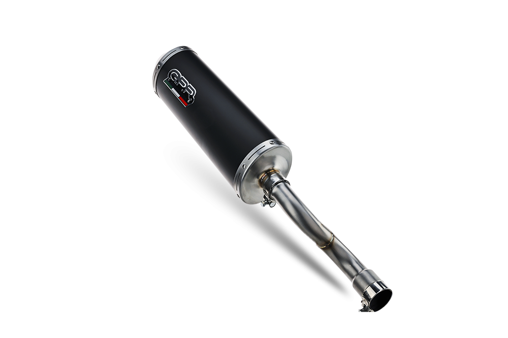 Pot echappement compatible avec Piaggio Vespa 150 ET4 Leader 1996-2002, Evo4 Road, Homologué et légal, système d'échappement complet, avec db killer amovible 