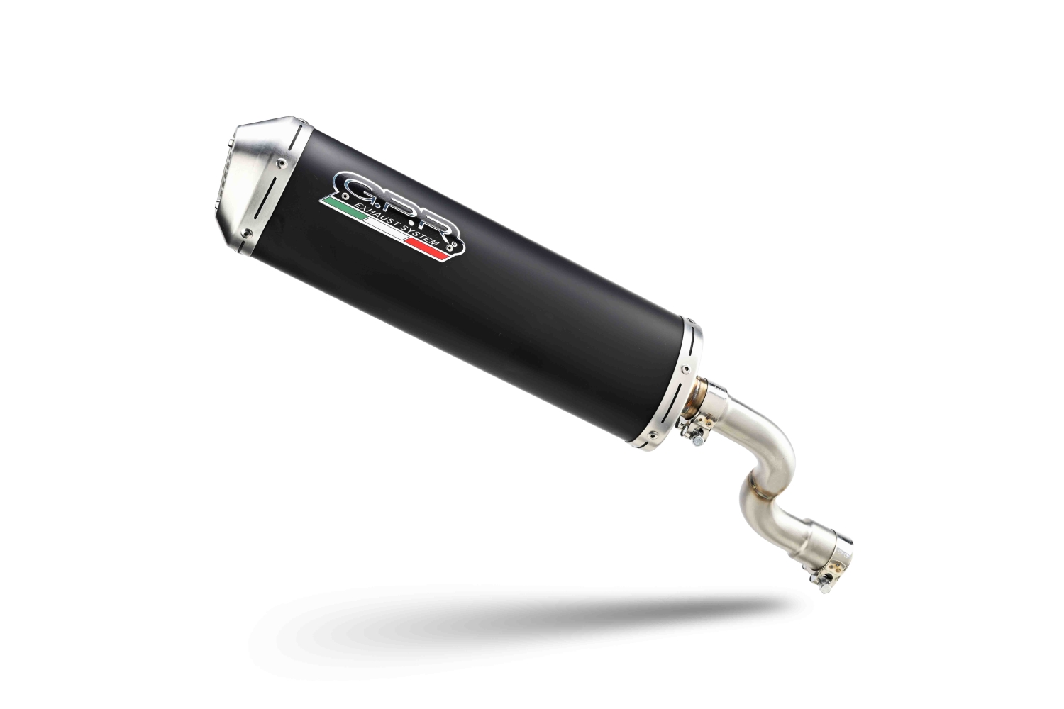 Pot echappement compatible avec Yamaha X-Max 125 2006-2016, Evo4 Road, Pot Échappement slip-on homologué, légal, avec db killer amovible, tuyau de liaison et catalyseur 