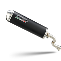 Pot echappement compatible avec Piaggio Vespa 150 ET4 Leader 1996-2002, Evo4 Road, Homologué et légal, système d'échappement complet, avec db killer amovible 