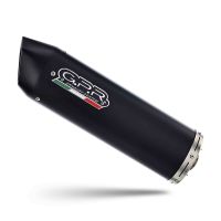 Pot echappement compatible avec Aprilia Sx 125 2018-2020, Furore Nero, Pot echappement racing,silencieux avec db killer et des tuyaux de liaison sans homologation 
