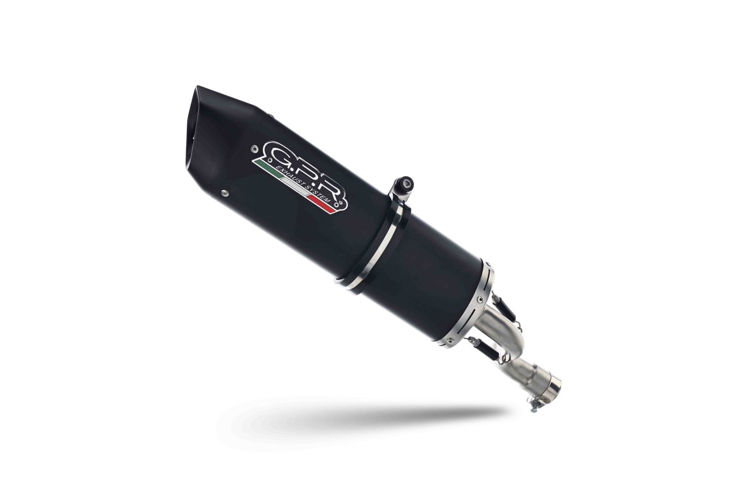 Pot echappement compatible avec Aprilia Sx 125 2018-2020, Furore Nero, Pot echappement racing,silencieux avec db killer et des tuyaux de liaison sans homologation 