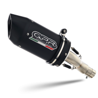 Pot echappement compatible avec Ktm Rc 125 2021-2024, Furore Evo4 Nero, Échappement légal, homologué,silencieux avec db killer amovible et tuyau de liaison spécifique 