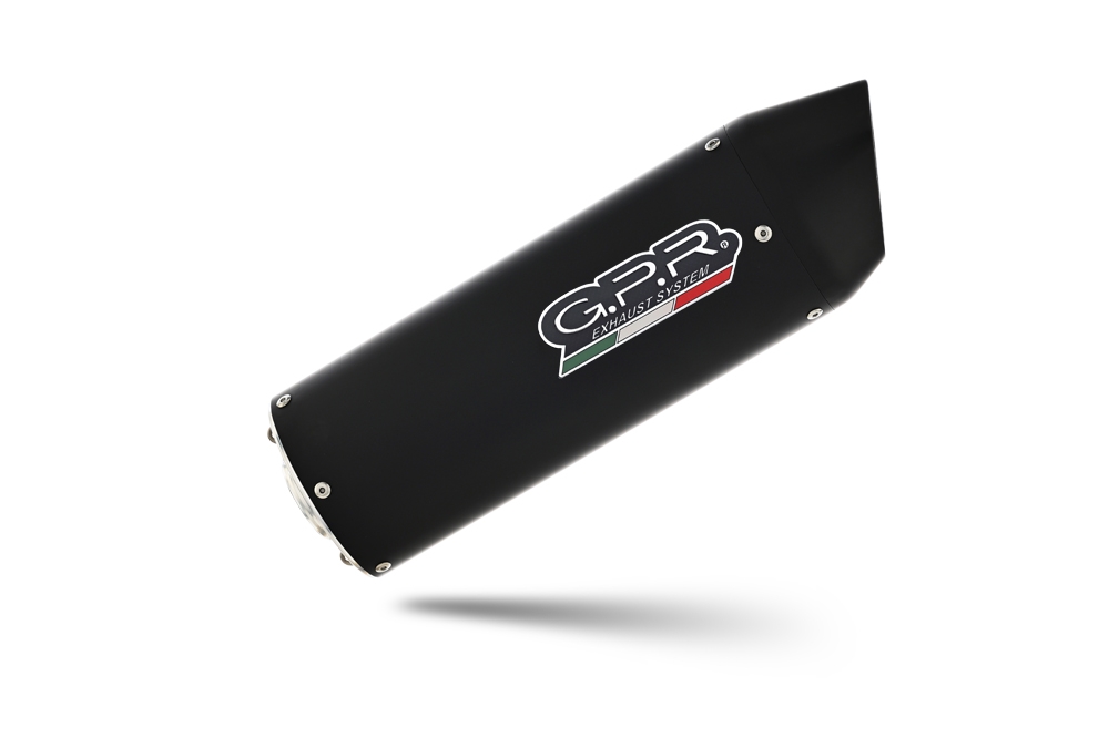Pot echappement compatible avec Aprilia Rsv 1000 R Factory 2006-2010, Furore Nero, Paire de pot d'échappement homologuées, livrées avec db killer amovible et raccords spécifiques 