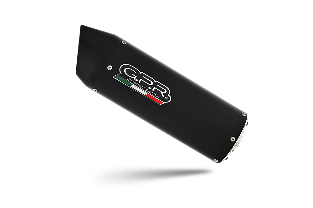 Pot echappement compatible avec Yamaha Yzf-R 125 2014-2016, Furore Nero, Homologué et légal, système d'échappement complet, avec db killer amovible 
