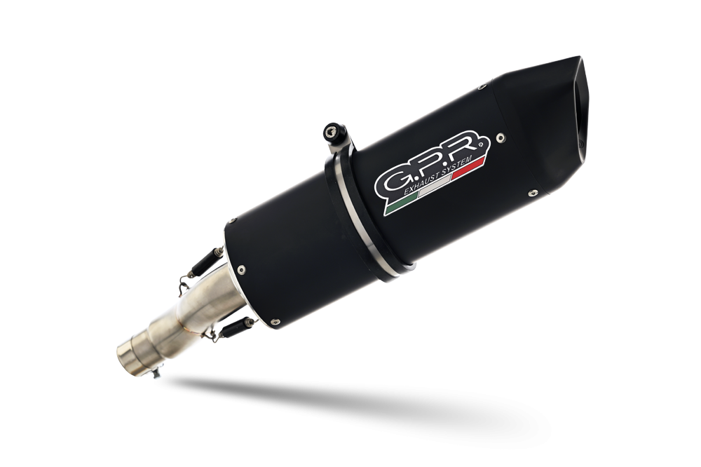 Pot echappement compatible avec Husqvarna Enduro 701 2017-2020, Furore Evo4 Nero, Échappement légal, homologué,silencieux avec catalyseur, db killer amovible et tuyau de liaison spécifique 