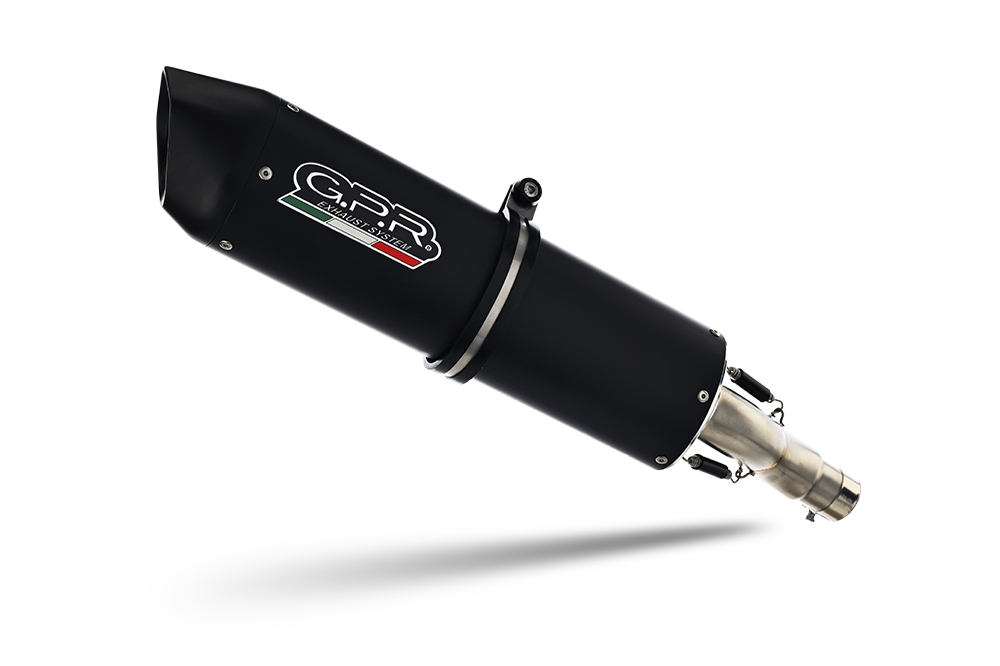 Pot echappement compatible avec Honda Vfr 750 F 1994-1997, Furore Nero, Échappement légal, homologué,silencieux avec db killer amovible et tuyau de liaison spécifique 