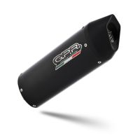 Pot echappement compatible avec Moto Guzzi V85 TT 2021-2024, Furore Evo4 Nero, Échappement légal, homologué,silencieux avec db killer amovible et tuyau de liaison spécifique 