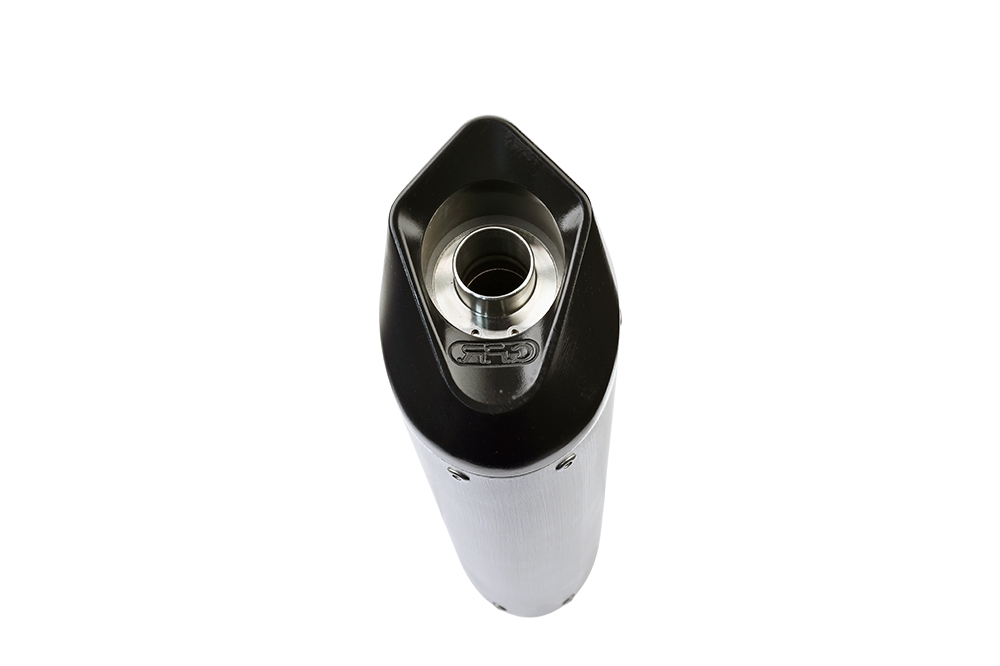 GPR pot echappement compatible avec  Bmw F 650 Cs Scarver 2005-2016, Furore Nero, Échappement légal, homologué,silencieux avec catalyseur, db killer amovible et tuyau de liaison spécifique 
