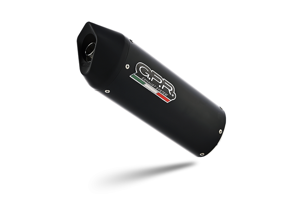Pot echappement compatible avec Yamaha Yzf-R 125 2014-2016, Furore Nero, Homologué et légal, système d'échappement complet, avec db killer amovible 