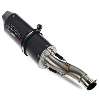 Pot echappement compatible avec Ktm Lc8 Smt 990 2008-2014, Furore Nero, Paire de pot d'échappement homologuées avec des catalyseurs , montage avec brides spécifiques, livrées avec db killers amovible 