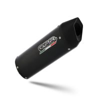 Pot echappement compatible avec Moto Guzzi V85 TT 2021-2024, Furore Nero, Pot échappement racing, avec les tuyaux de liaison, article sans homologation 