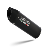 Pot echappement compatible avec Honda Msx - Grom 125 2013-2017, Furore Nero, Pot echappement racing, ligne complet, fourni avec collecteur spécifique, article sans homologation 