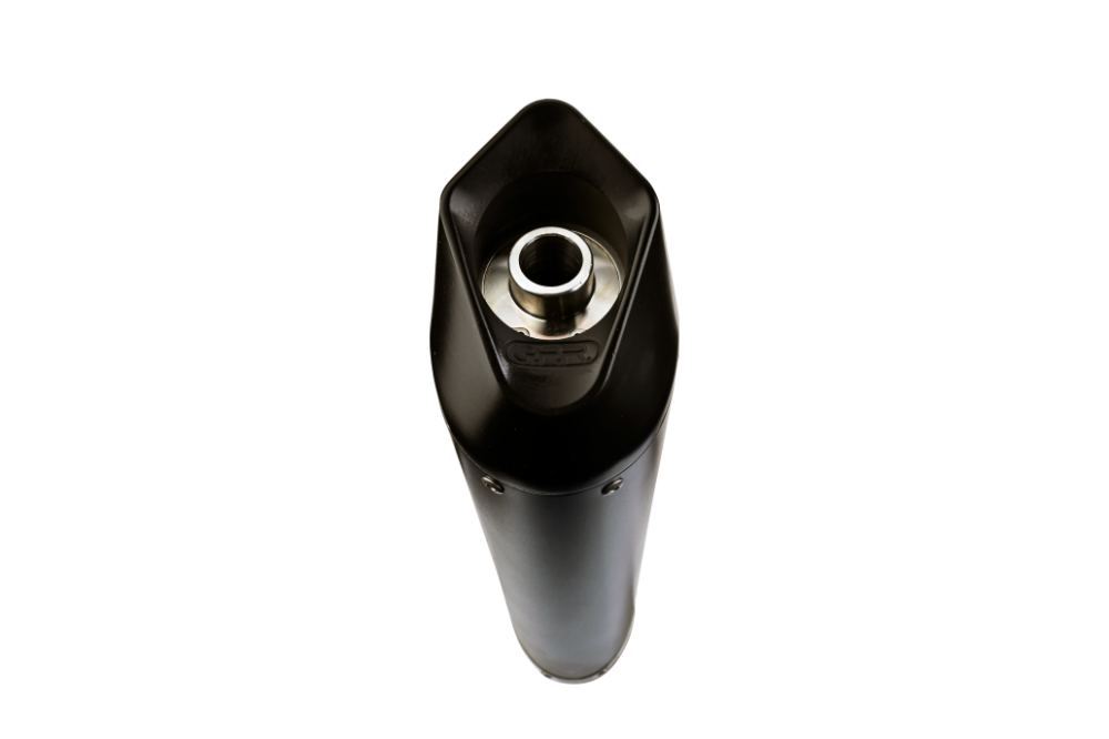 Pot echappement compatible avec Piaggio Vespa LX - LXV 125 2010-2014, FURORE NERO, Pot d'échappement complet racing, compris de collecteur et db killer amovible, sans homologation 