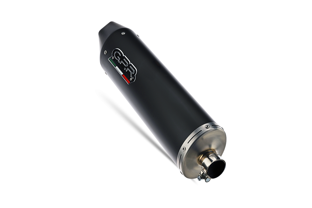 Pot echappement compatible avec Bmw G 310 R 2022-2024, Furore Nero, Pot d'échappement complet racing, compris de collecteur et db killer amovible, sans homologation 