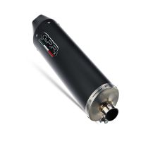 Pot echappement compatible avec Bmw G 310 R 2017-2021, Furore Nero, Pot d'échappement complet racing, compris de collecteur et db killer amovible, sans homologation 