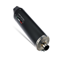 Pot echappement compatible avec Bmw G 310 R 2022-2024, Furore Nero, Pot d'échappement complet racing, compris de collecteur et db killer amovible, sans homologation 