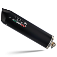 Pot echappement compatible avec Piaggio Vespa LX - LXV 125 2010-2014, FURORE NERO, Pot d'échappement complet racing, compris de collecteur et db killer amovible, sans homologation 