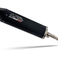 Pot echappement compatible avec Bmw G 310 R 2017-2021, Furore Nero, Pot d'échappement complet racing, compris de collecteur et db killer amovible, sans homologation 