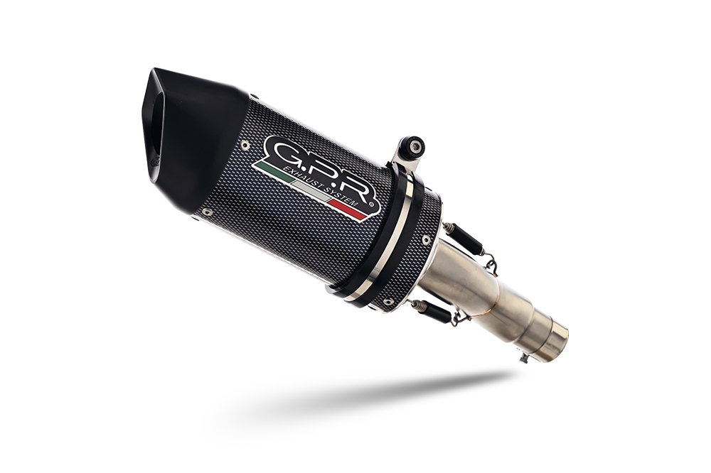 Pot echappement compatible avec Honda Crf 300 L - Rally 2021-2024, Furore Poppy, Pot echappement racing,silencieux avec db killer et des tuyaux de liaison sans homologation 