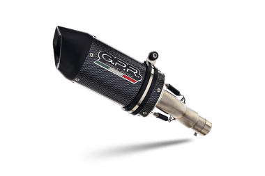 Pot echappement compatible avec Honda Dn-01 2008-2010, Furore Poppy, Échappement légal, homologué,silencieux avec db killer amovible et tuyau de liaison spécifique 