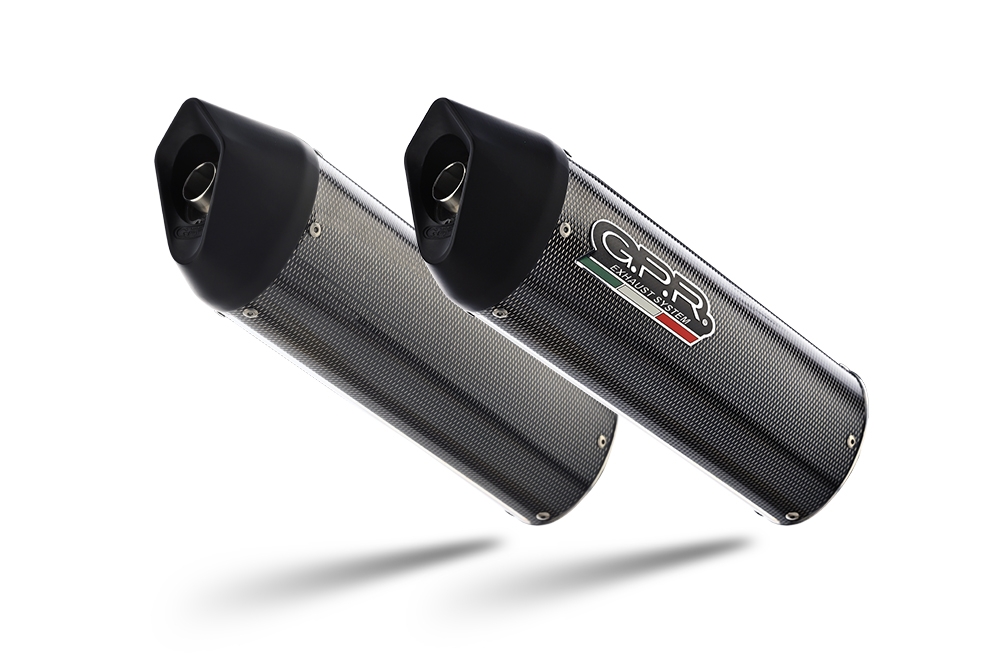 Pot echappement compatible avec Ducati Super Sport 1000 SS 2003-2006, Furore Poppy, Paire de pot d'échappement homologuées, livrées avec db killer amovible et raccords spécifiques 