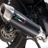 Pot echappement compatible avec Zontes M 350 2023-2025, Furore-X Scooter, Pot échappement complet racing, sans homologation, avec db killer amovible 