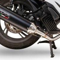 Pot echappement compatible avec Zontes M 350 2023-2025, Furore-X Scooter, Homologué et légal, système d'échappement complet avec catalyseur et db killer amovible 