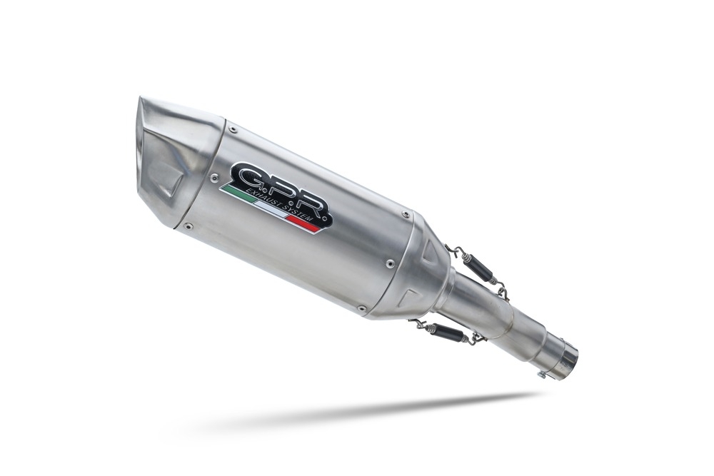 GPR pot echappement compatible avec  Husqvarna Svartpilen 401 2020-2020, Furore-X Inox, Échappement légal, homologué,silencieux avec db killer amovible et tuyau de liaison spécifique 