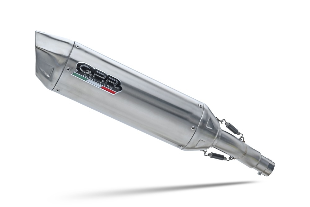 GPR pot echappement compatible avec  Honda Cb 1300 2003-2012, Furore-X Inox, Échappement légal, homologué,silencieux avec db killer amovible et tuyau de liaison spécifique 