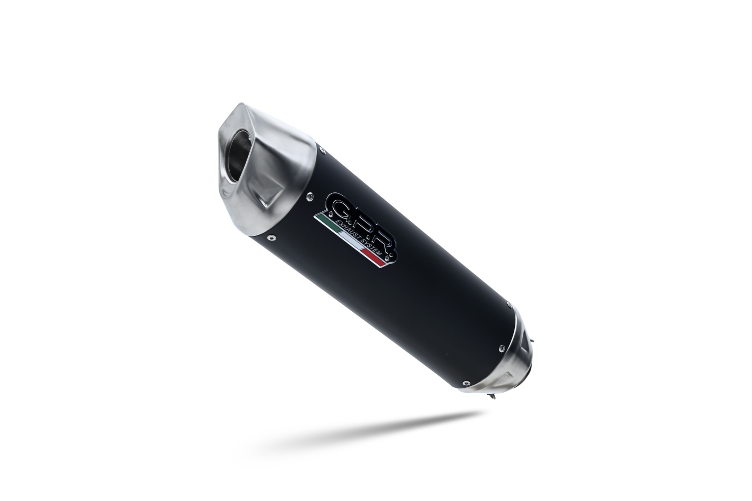 GPR pot echappement compatible avec  Honda @ AT 125 - ES - Two Tone  2000-2006, Furore-X Scooter, Homologué et légal, système d'échappement complet avec catalyseur et db killer amovible 