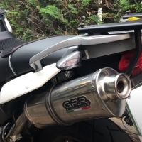 GPR pot echappement compatible avec  Bmw G 650 Gs -Sertao 2010-2016, Trioval, Échappement légal, homologué,silencieux avec db killer amovible et tuyau de liaison spécifique 