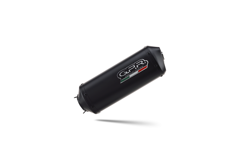 Pot echappement compatible avec Moto Guzzi Stelvio 1200 4V 2008-2010, Ghisa , Échappement légal, homologué,silencieux avec db killer amovible et tuyau de liaison spécifique 