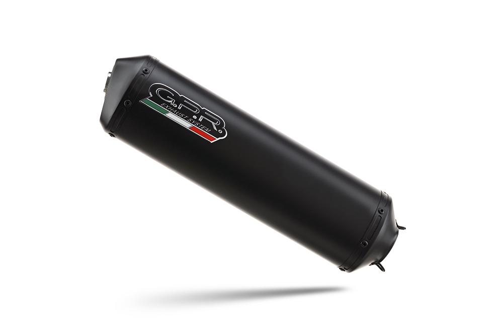 Pot echappement compatible avec Yamaha Tw 125 1999-2007, Ghisa , Échappement légal, homologué,silencieux avec db killer amovible et tuyau de liaison spécifique 