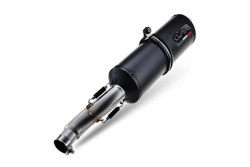 Pot echappement compatible avec Yamaha Bt Bulldog 1100 2002-2007, Ghisa , Paire de pot d'échappement homologuées, livrées avec db killer amovible, catalyseurs et raccords spécifiques 