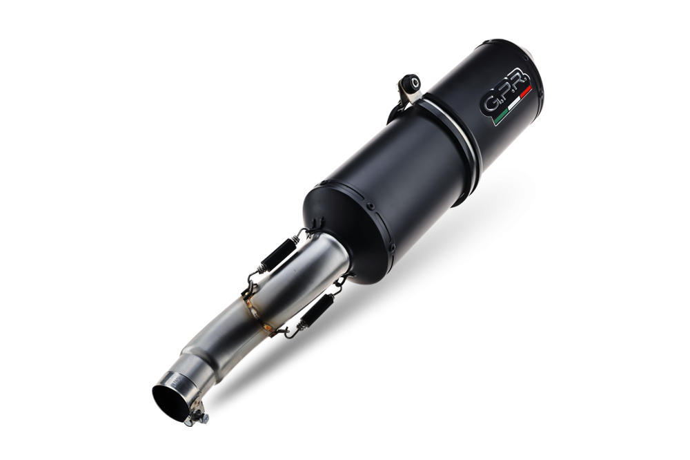 Pot echappement compatible avec Bmw R 1150 Rt 2000-2006, Ghisa , Échappement légal, homologué,silencieux avec db killer amovible et tuyau de liaison spécifique 