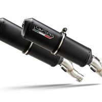 Pot echappement compatible avec Yamaha Bt Bulldog 1100 2002-2007, Ghisa , Paire de pot d'échappement homologuées, livrées avec db killer amovible, catalyseurs et raccords spécifiques 