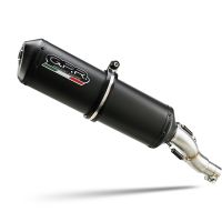 Pot echappement compatible avec Kawasaki Versys 650 2006-2014, Ghisa , Échappement légal, homologué,silencieux avec db killer amovible et tuyau de liaison spécifique 