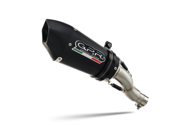 Pot echappement compatible avec Bmw S 1000 RR -M 2010-2014, Gpe Ann. Black titanium, Échappement légal, homologué,silencieux avec db killer amovible et tuyau de liaison spécifique 