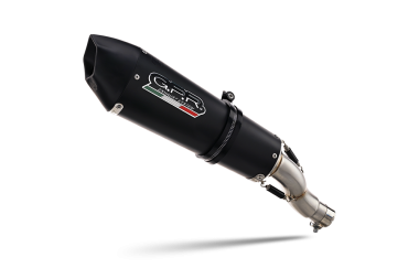 Pot echappement compatible avec Bmw S 1000 RR -M 2015-2016, Gpe Ann. Black titanium, Échappement légal, homologué,silencieux avec db killer amovible et tuyau de liaison spécifique 