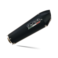 Pot echappement compatible avec Ducati Monster 696 2008-2014, Gpe Ann. Black titanium, Paire de pot d'échappement homologuées, livrées avec db killer amovible et raccords spécifiques 