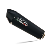 Pot echappement compatible avec Ducati Hypermotard 796 2010-2012, Gpe Ann. Black titanium, Pot échappement homologué et légal, silencieux avec mi-collecteur y db killer amovible 