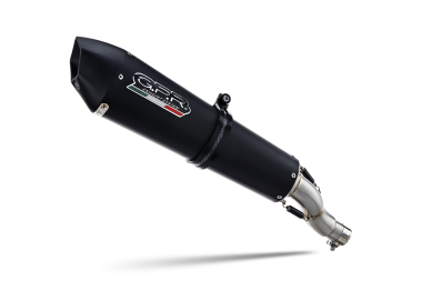 Pot echappement compatible avec Can Am Spyder 1000 Gs 2007-2009, Gpe Ann. Black titanium, Échappement légal, homologué,silencieux avec catalyseur, db killer amovible et tuyau de liaison spécifique 
