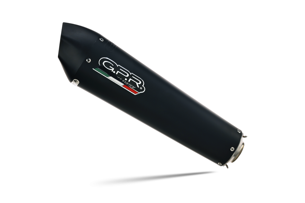 Pot echappement compatible avec Can Am Spyder 1000 St -Sts 2013-2016, Gpe Ann. Black titanium, Échappement légal, homologué,silencieux avec catalyseur, db killer amovible et tuyau de liaison spécifique 