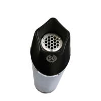 Pot echappement compatible avec Mv Agusta F3 800 2017-2020, GP Evo4 Black Titanium, Échappement légal, homologué,silencieux avec catalyseur, db killer amovible et tuyau de liaison spécifique 