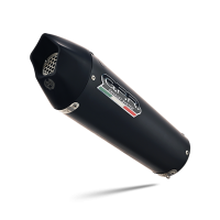 Pot echappement compatible avec Cf Moto 700 Mt 2023-2024, GP Evo4 Black Titanium, Échappement légal, homologué,silencieux avec catalyseur, db killer amovible et tuyau de liaison spécifique 