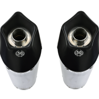 GPR pot echappement compatible avec  Ducati Hypermotard 1100 -1100 Evo  2007-2012, New Grand Prix Evo Black Titanium, Paire de pot d'échappement homologuées, livrées avec db killer amovible et raccords spécifiques 