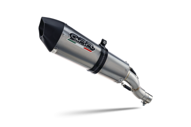 Pot echappement compatible avec Bmw S 1000 RR -M 2010-2014, Gpe Ann. titanium, Homologué et légal, système d'échappement complet, avec db killer amovible 