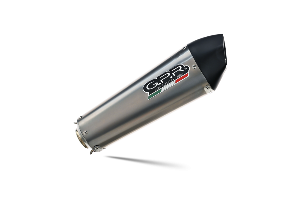 GPR pot echappement compatible avec  Ktm Enduro 690 R 2021-2024, New Grand Prix Evo Titanium, Pot Échappement slip-on homologué, légal, avec db killer amovible, tuyau de liaison et catalyseur 