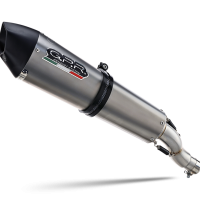 Pot echappement compatible avec Triumph Tiger 800 - Xr - Xc - Xrx - Xcx - Xrt - Xca 2011-2016, Gpe Ann. titanium, Échappement légal, homologué,silencieux avec db killer amovible et tuyau de liaison spécifique 
